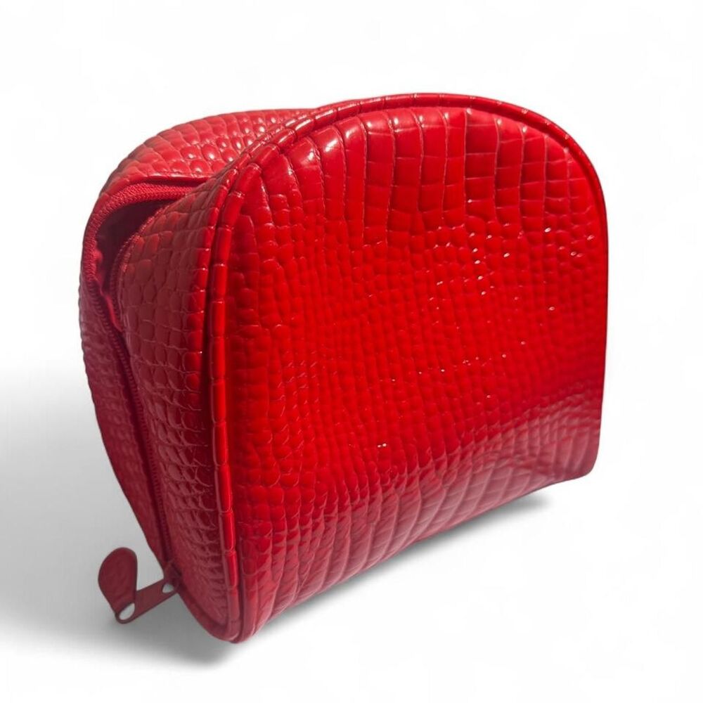 Vintage Amarige De Givenchy Parfums Red Makeup Toiletries Clutch Bag NEW 90’s